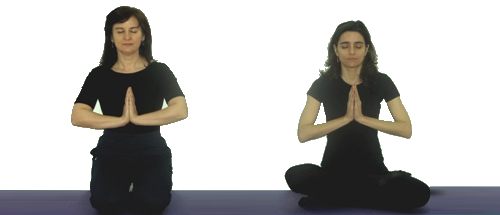 gesto de namaste